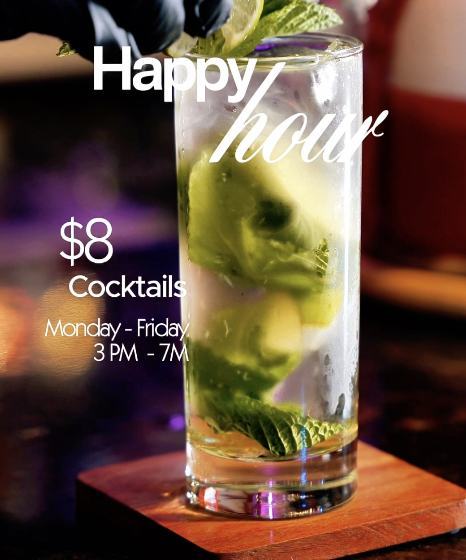 Happy hour cocktail