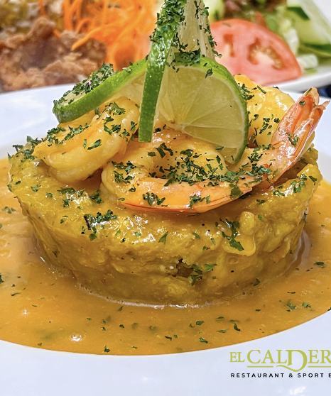 Mofongo de camarones