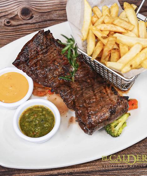 Churrasquito with fries